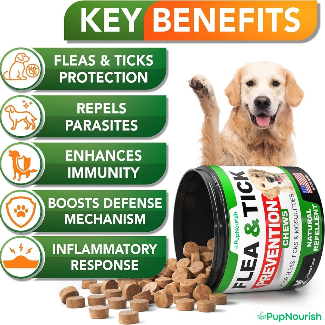 Flea & Tick Prevention Natural Chewables
