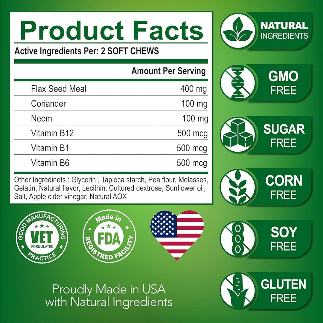 Flea & Tick Prevention Natural Chewables