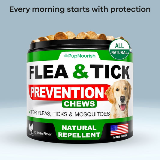 Flea & Tick Prevention Natural Chewables