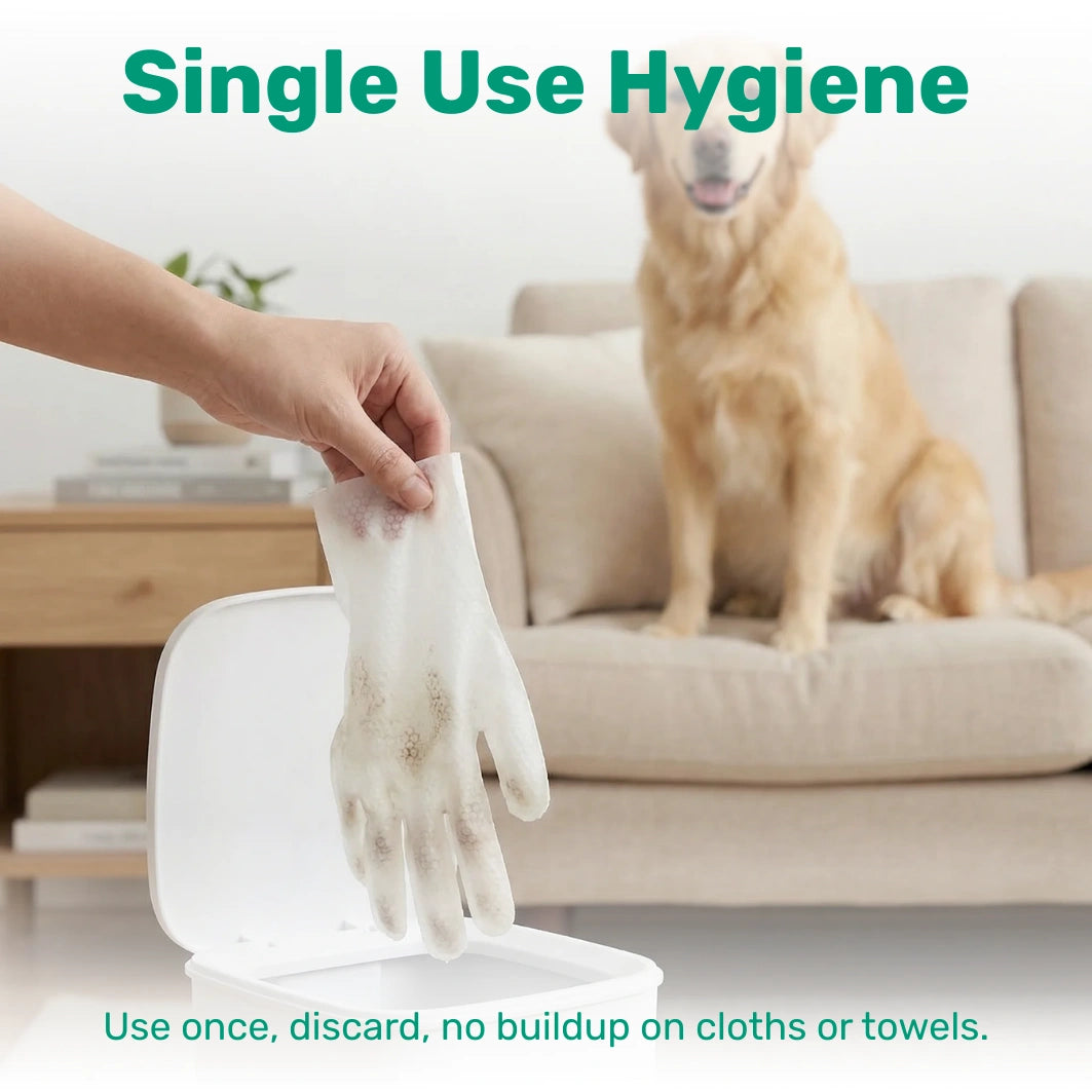 PawFresh Grooming Glove Wipes (20 pack)